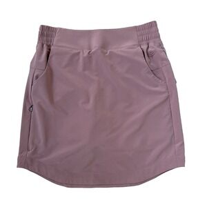 Coolibar Skort Women Size Small Pink Pisa Travel Golf Tennis Pockets UPF 50+